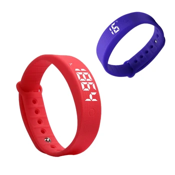 

high quality smartband sports tracking Men Women LED Display smart bracelet wristband with Pedometer Thermometer Sleep Monitor