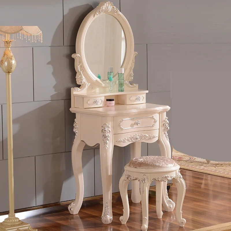 Туалетный столик для Coiffeuse Avec Miroir Toaletka Dormitorio Makeup Vanity Aparador Настольный корейский кварто мебель для спальни Penteadeira - Цвет: Version AA