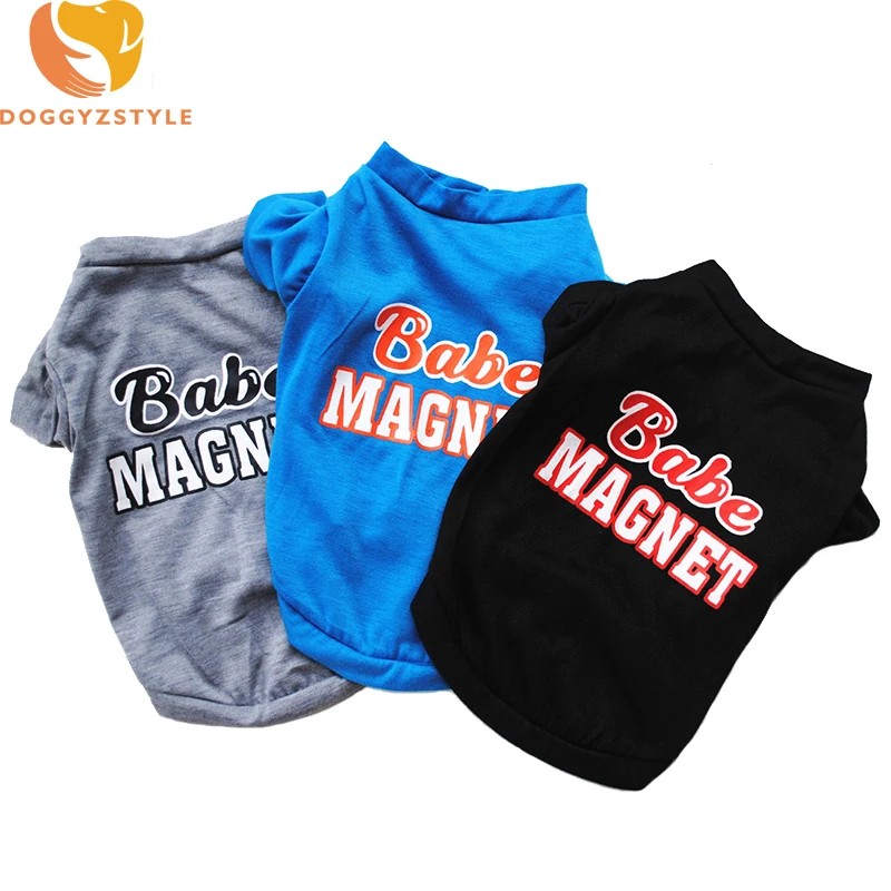 Soft Cotton Puppy T Shirt Babe Letter Printed Small Medium Dogs