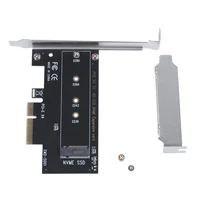 pci express riser card PCI-Express 3.0 PCIE X4 כדי M.2 NGFF M מפתח חריץ ממיר מתאם כרטיס M2 Nvme PCIE SSD Riser Card עבור תמיכה Desktop 2230 22 (1)