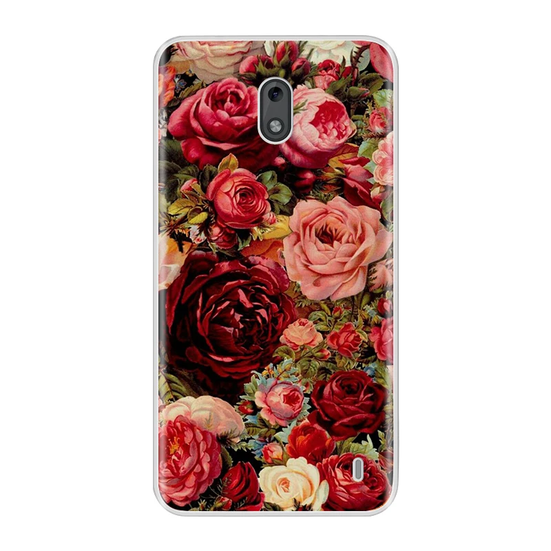 Чехол для Nokia 2 3 мягкий Силиконовый ТПУ Модный Цветной чехол накладка на заднюю