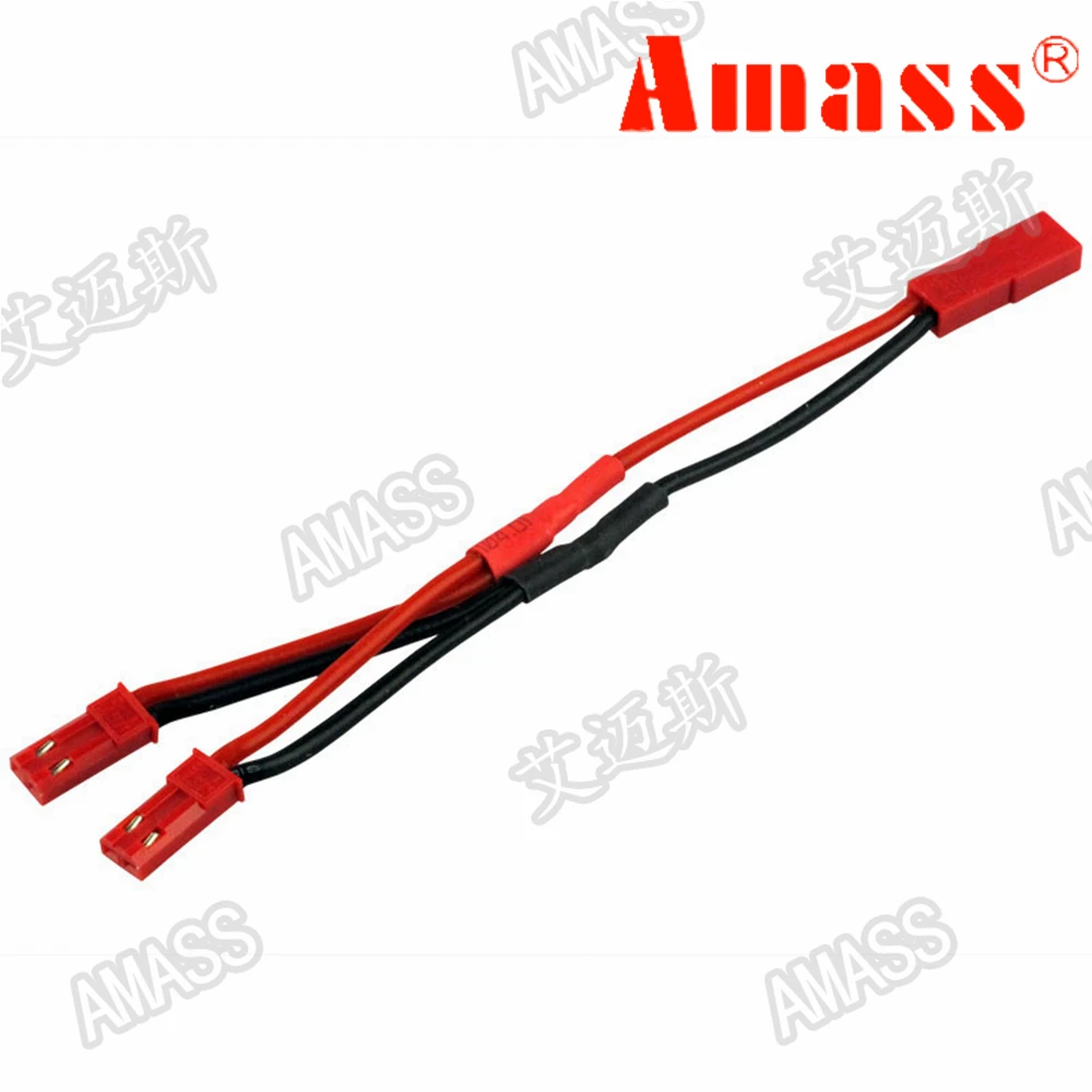 Amass JST длина параллельной линии 7 см 1 гнездо 2 штекер стабильный ток 16awg