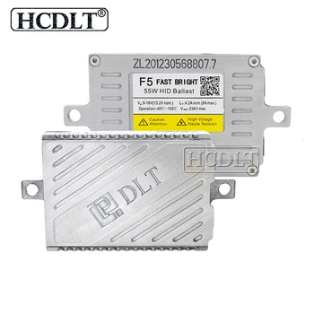 

HCDLT AC 55W DLT F5 Ballast Fast Bright Quick Start Reator DLT F5T HID Slim Digital Ballast For 12V 55W Xenon HID Headlight Kit