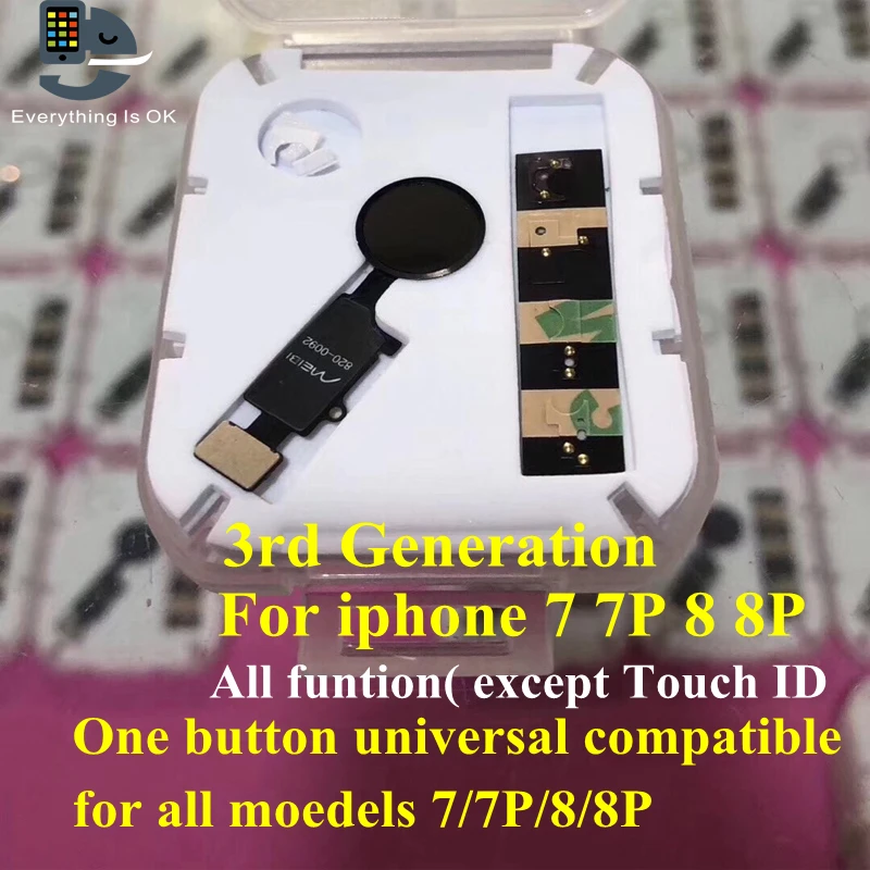 

1pcs Home Button For IPHONE 7 7P 8 8 Plus Universal Home Button with Return Function Repair