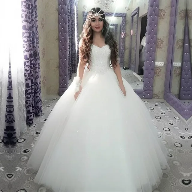 Bling Sequins And Beaded Sweetheart Drop Waist Wedding Dress Bling Sequins And Beaded Sweetheart Drop Waist Wedding Dress Ball Gowns