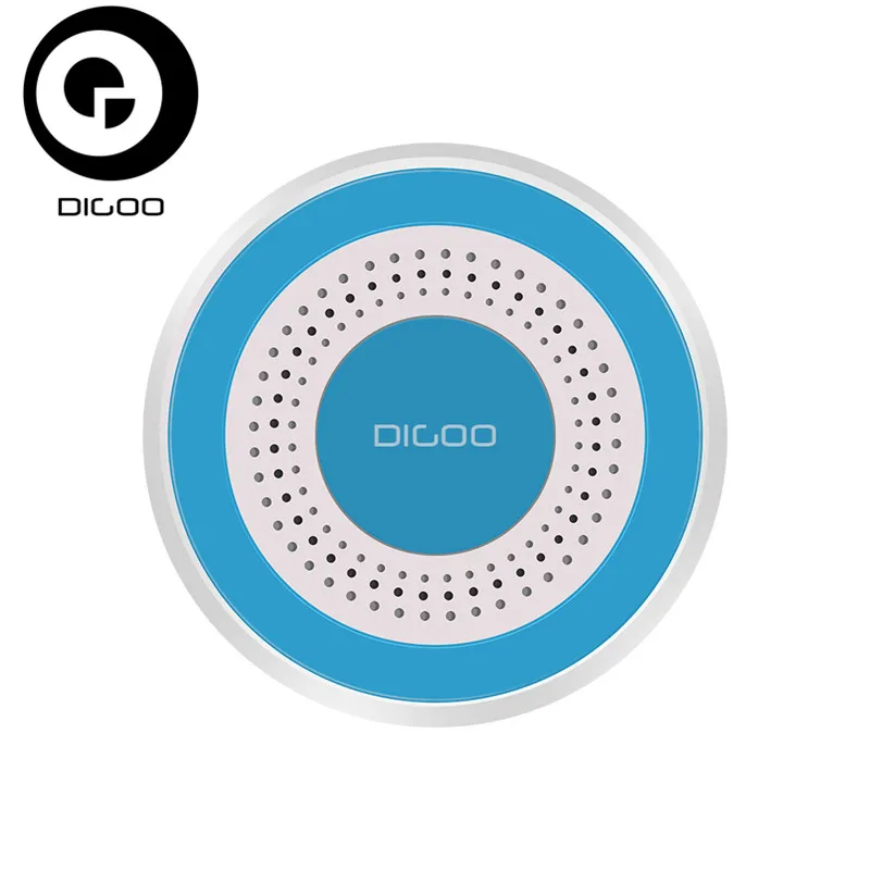 DIGOO DG-ROSA 433 MHz inalámbrico de bricolaje independiente de la sirena de alarma de Multi-función de sistemas de alarma de seguridad para el hogar de acogida y Sirena conjunto