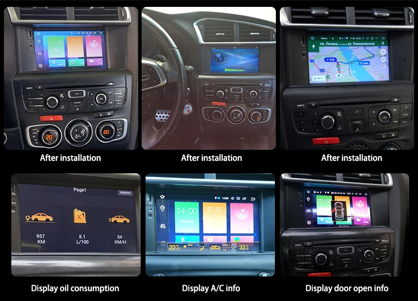 Best 7" HD Android 8.1 Car DVD For Citroen C4L 2011 2012 2013 2014 2015 Auto Radio FM RDS Audio Video WiFi GPS Navi Backup Camera 3