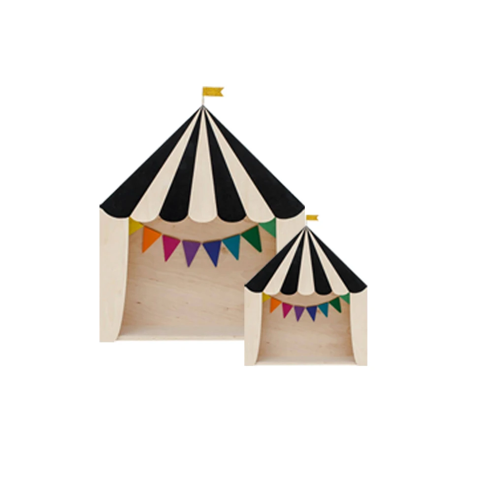 Красивый цирковой домик украшения для полки подвесной ящик для хранения Детская комната украшения Прямая поставка