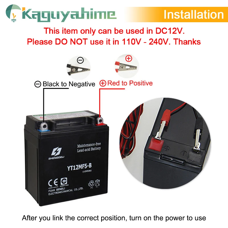 Kaguyhime 12V Портативный зажим/220 V E27 Светодиодный светильник DC/AC кольцевой подвесной светильник 3W 7W 9W 12W 15W для кемпинга, рыбалки, аварийной ситуации