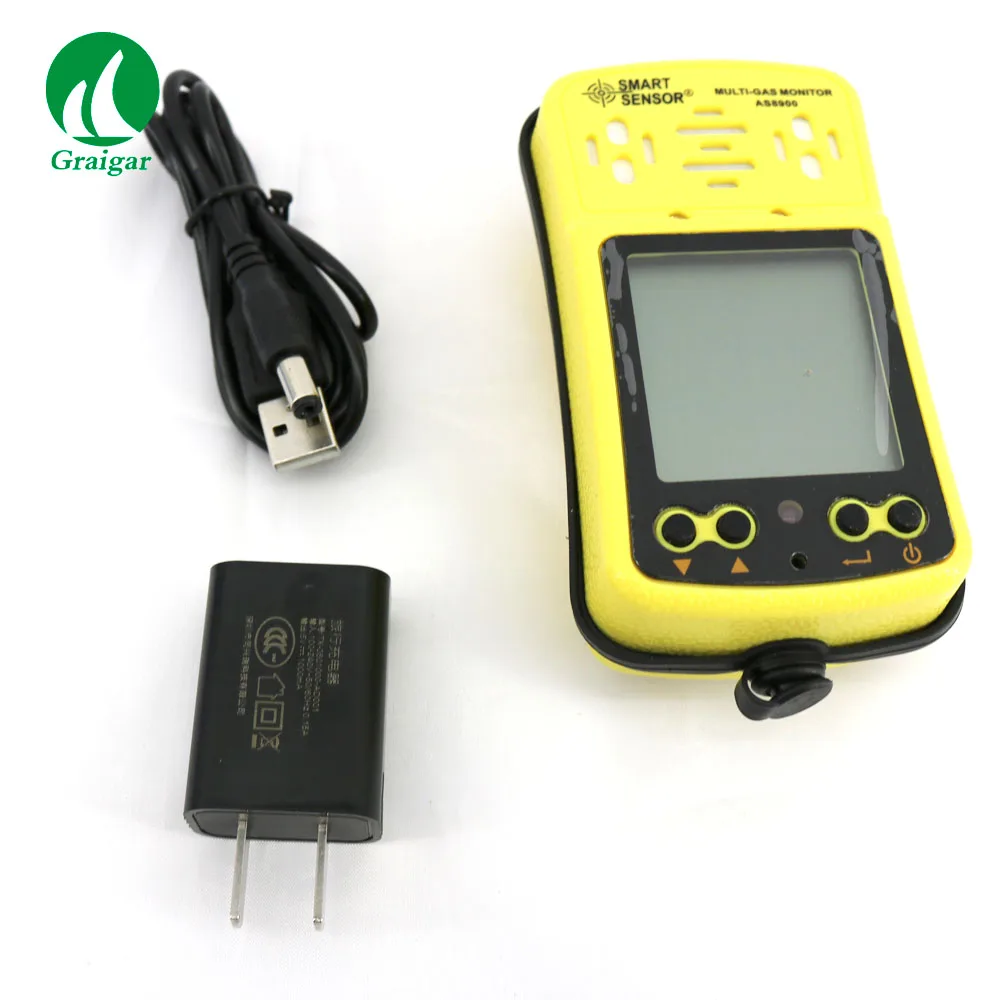 

Smart Sensor AS8900 Handheld Gas Detector,Multifunction 4 in 1 Gas Analyzer