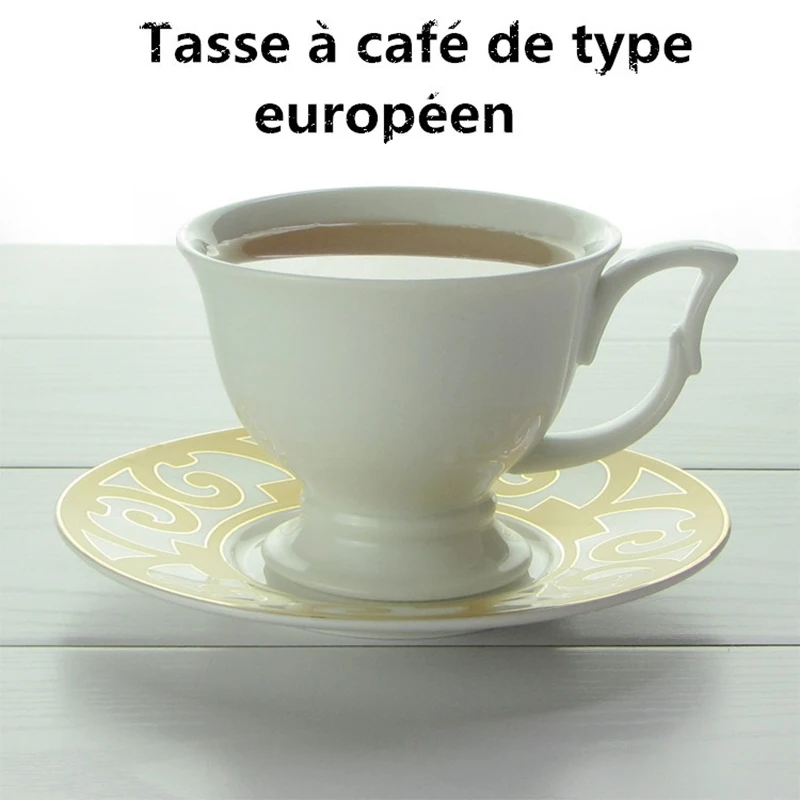 220ml Retro Palace Pure White Ceramic Coffee Cup Plate Set Aesthetic Coffee Cup Magnesium Coffee Cup Plate 220ml Retro Palace Pure White Ceramic Coffee Cup Plate Set Aesthetic Coffee Cup Magnesium Coffee Cup Plate