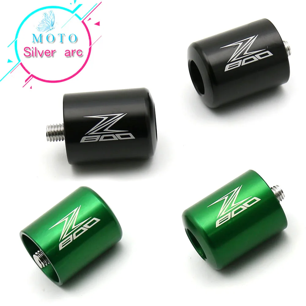 Для KAWASAKI Z800 Z 800 2013- Руль акустическая система заканчивается Кепки Чехол слайдер Аксессуары для мотоциклов с ЧПУ