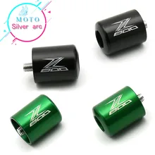 Для KAWASAKI Z800 Z 800 2013- Руль акустическая система заканчивается Кепки Чехол слайдер Аксессуары для мотоциклов с ЧПУ