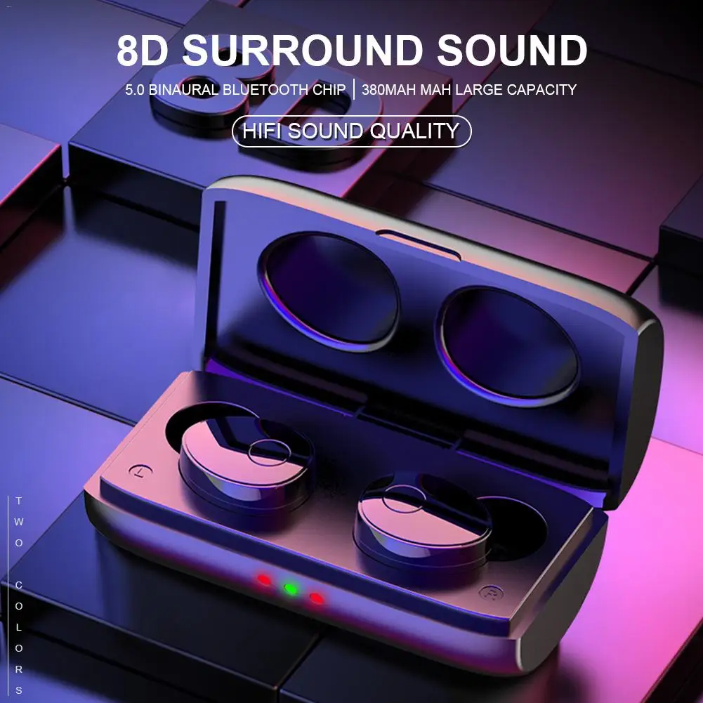

T11 TWS Mini Wireless Bluetooth Earphone In-Ear 8D Stereo Surround Bluetooth Earphone Waterproof Mini Earphone Bluetooth 5.0