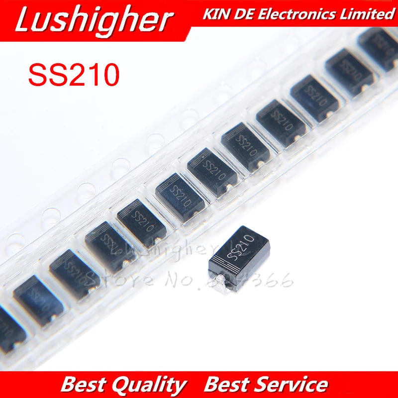 

100PCS SS210 SR2100 100V 2A SMA DO-214AC SMD SR210 YS11 New original