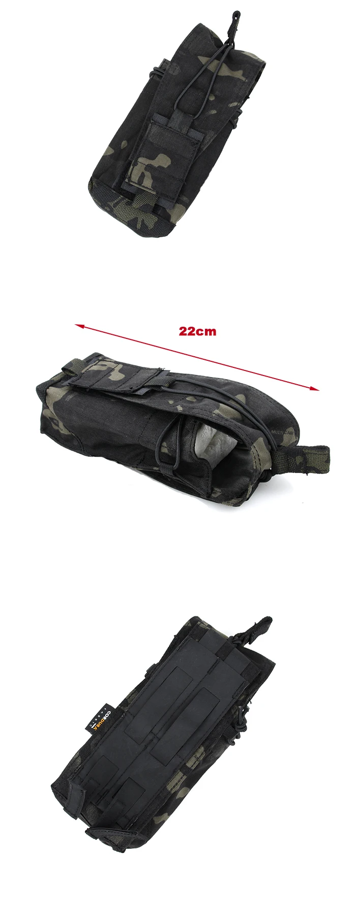 TMC 152BOTTLE POUCH multicam black a