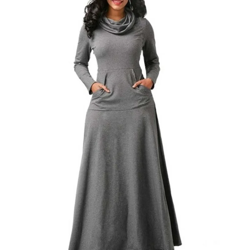 Vestido Maxi 2018 Ropa De invierno Harajuku bata De Mujer Vestido De fiesta Vestido De las mujeres Sexy Vestidos Ropa De Mujer Patchwork