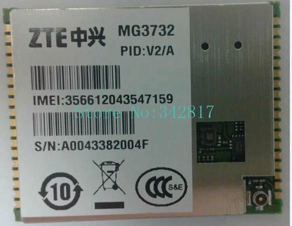 

ZTE MG3732V2 (replace MG3732V1 MG3732) 3G WCDMA-HSDPA GSM GPRS EDGE Module Quad Band 100%