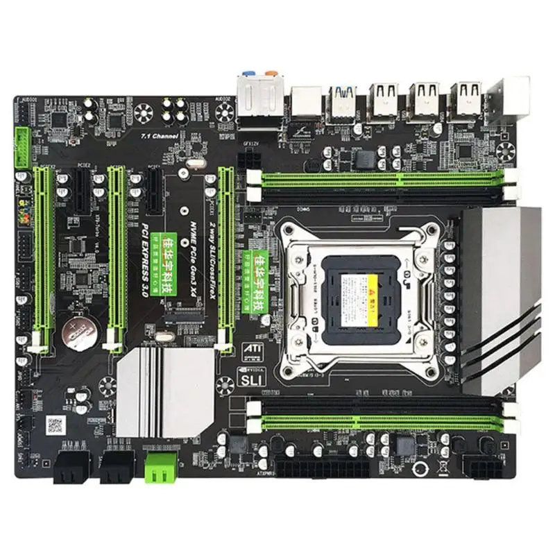 

X79 LGA2011 Motherboard V4 Version Intel B75 Chipset Desktop Motherboard Support M.2 USB 3.0 Socket 4 Channels Gaming Mainboard