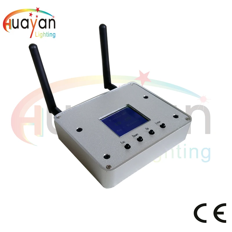 Caixa de Controle de Aplicativo Aplicativo de Smartphone Transceptor sem Fio de Dmx Transceptor sem Fio plus 2.4g Caixa de ar o Envio Gratuito de Custo: de Smartphone 2.4g Dmx Wifi 2 Cheap Efeito de Iluminação de palco