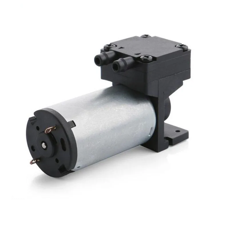 New 1.1L/M Dc 12V Electric Diaphragm Brush Mini Vacuum Pump Motor Low Pressure High Flow Air