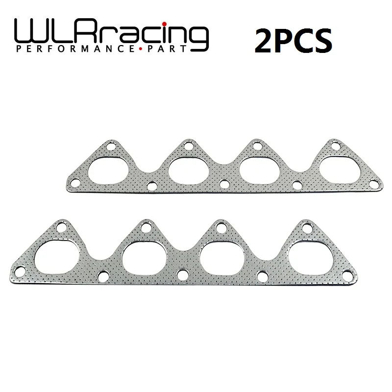 WLR RACING-2 шт(лот) графитовый/алюминиевый B-SERIES для HONDA B16A2 B16B B18C заголовок/выпускной коллектор прокладка WLR4957