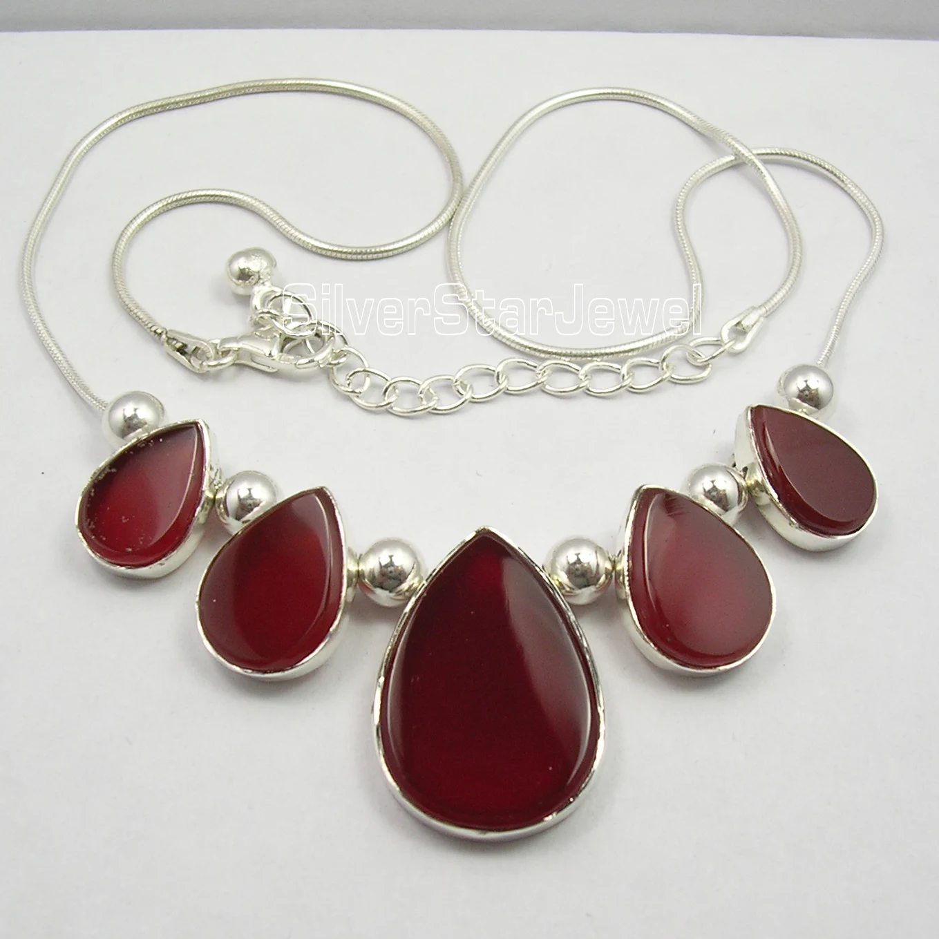 Chanti International . RED FIRE CARNELIAN ART Necklace 18.5 Inches WOMEN'S JEWELRY | Украшения и аксессуары