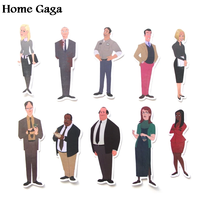 Homegaga 46 шт. офисный Dwight Schrute diy 90s художественный принт ноутбук телефон велосипед