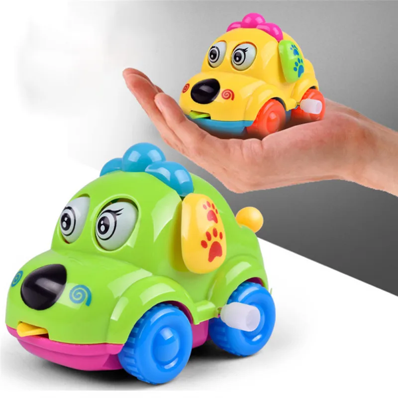 

CHAMSGEND Clockwork Funny Toy Cartoon Puppy Tongue Clockwork Car Educational Toys A# dropshipping