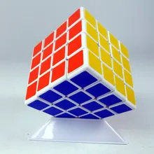 ShengShou 4x4 головоломка куб скорость Профессиональный Кубик Рубика черный/белый Ультра-гладкая обучающая Твист Головоломка игрушки бигуди
