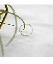 

BFQ 2017 1.4mm line smooth 925 sterling silver rings for women simple fine rings silver jewelry bague femme anillos mujer aneis