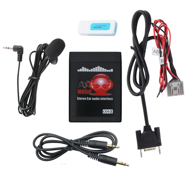 Receptor Bluetooth 5.0 Aync para coche manos libres -Negro