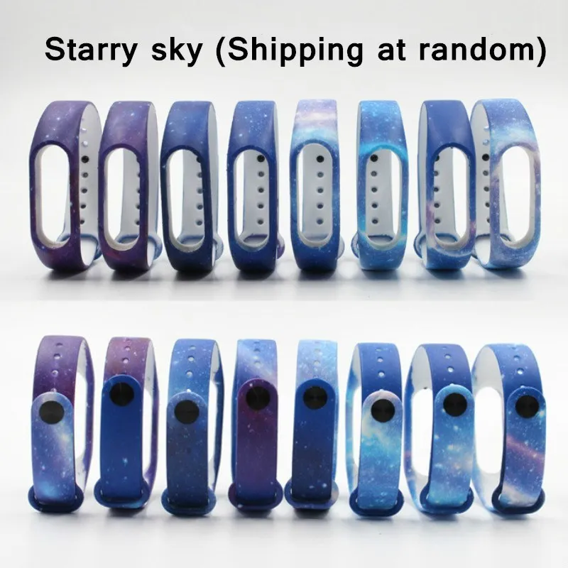 

Starry sky xiaomi mi band 2 strap colored Special Strap, MiBand 2 Wristbands smart watches for men bracelet amazfit bip woman