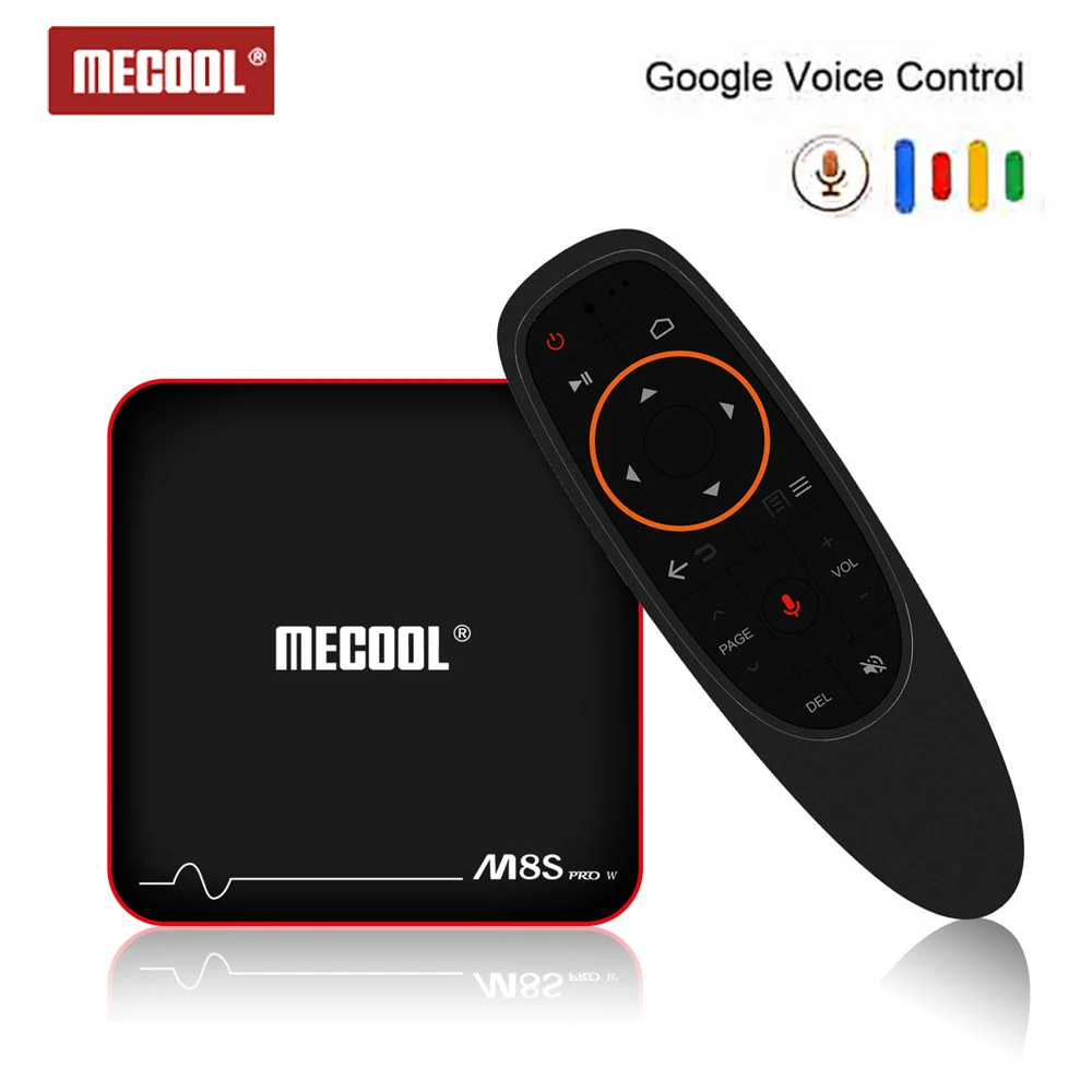 

Mecool M8S PRO W TV Box Amlogic S905W Voice Control Set Top Box 2.4G Smart TV Box Android 7.1 4k Android TV Box 4k media player