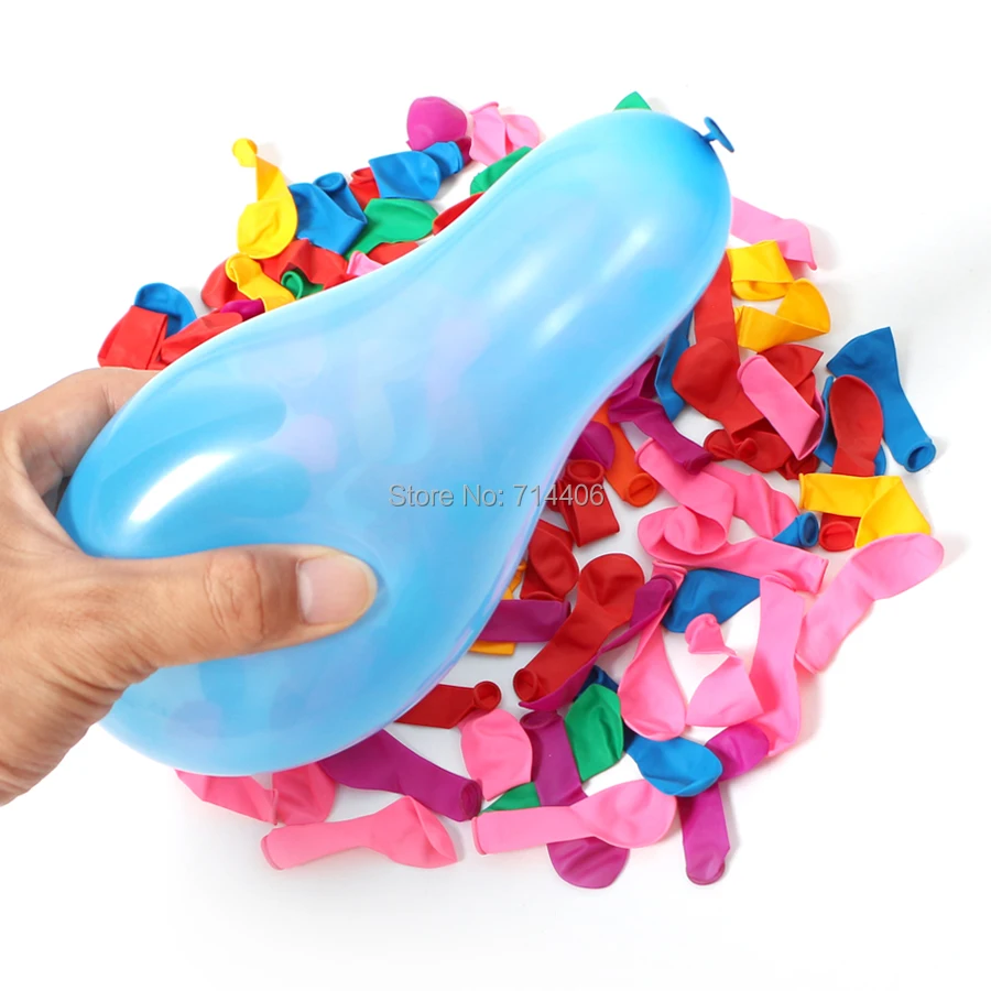 100/200/400pcs colorful Water Balloons bombs Latex toy for kid Summer