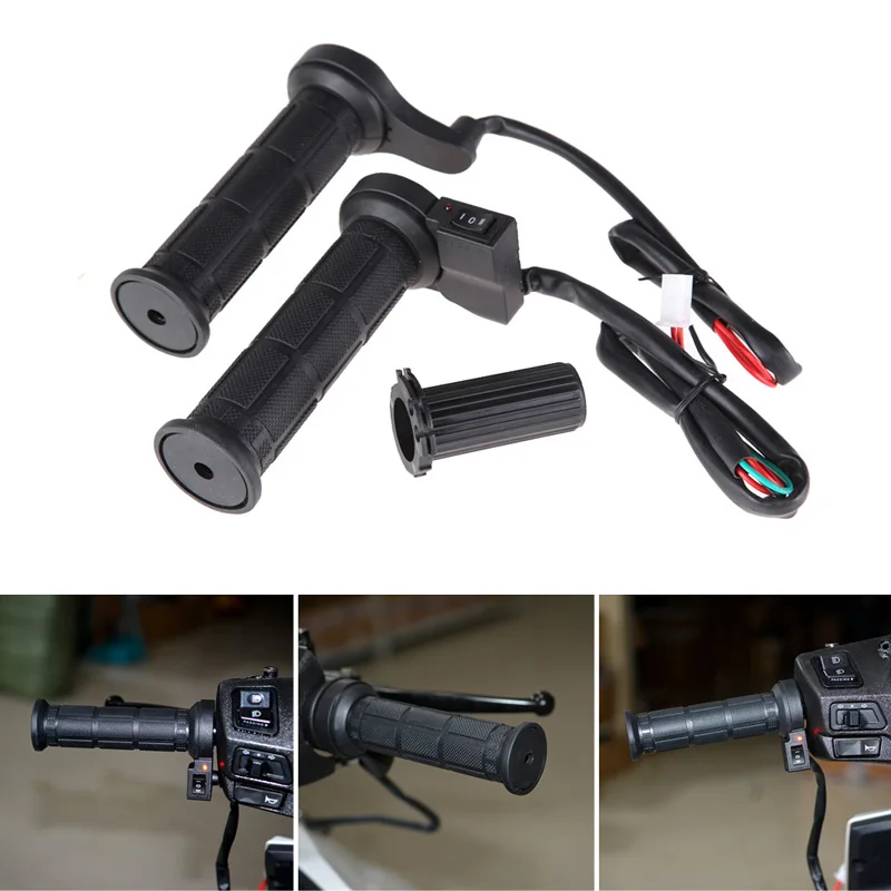 1Pair Electric Heated Grips Handlebars Set For 12V 22mm Motorcycle/ATV Handlebar 1Pair Electric Heated Grips Handlebars Set For 12V 22mm Motorcycle/ATV Handlebar
