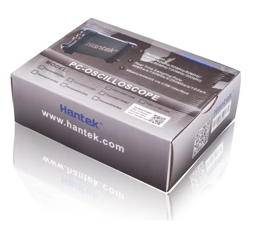 Цифровой осциллограф Hantek на базе ПК с USB полоса пропускания 70 МГц|usb oscilloscope|usb parallel