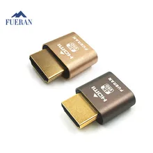 X100 X200 FUERAN Pcs DDC EDID Exibição Exibição Falso Plugue Sem Cabeça Fantasma Emulador Emulador (Fit Headless-4K Nova geração @ 60Hz)
