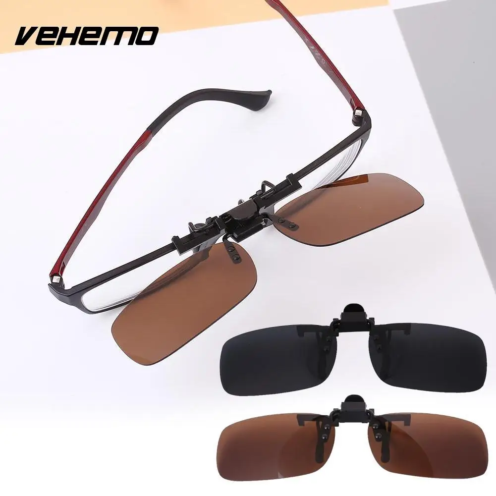 

Vehemo Resin Polarized Clip Vision Sight Driving Outdoor Sunglasses For Men Women