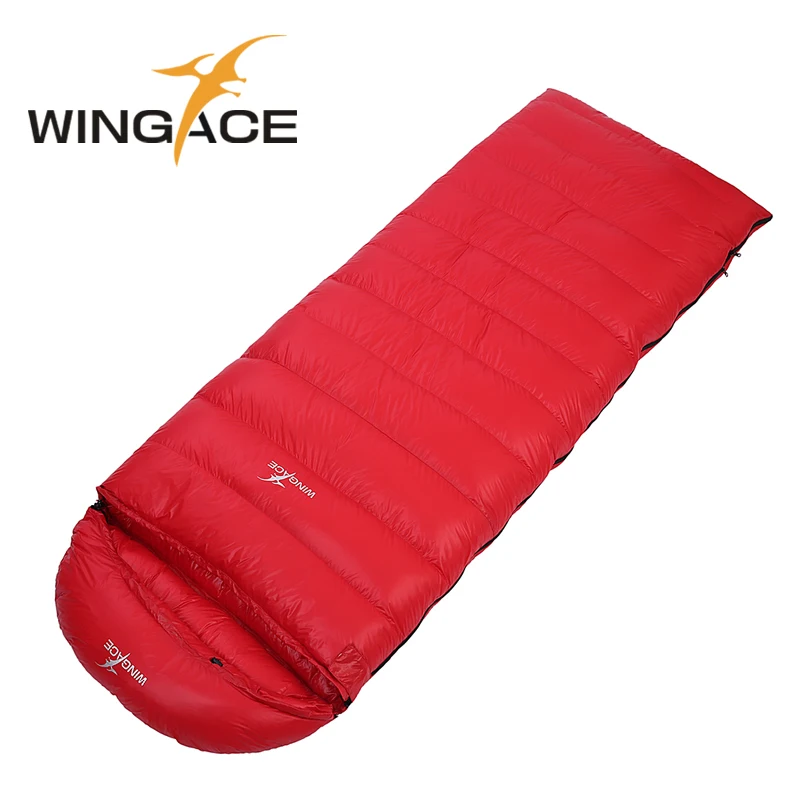 

WINGACE Fill 400G 600G 800G 1000G 1200G Envelope Duck Down Outdoor Adult Ultralight Camping Winter Warm Splicing Sleeping Bags