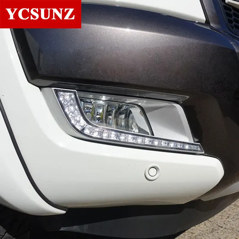 2016 2017 Led Daytime Running Lights For Ford Ranger ABS Fog Lights