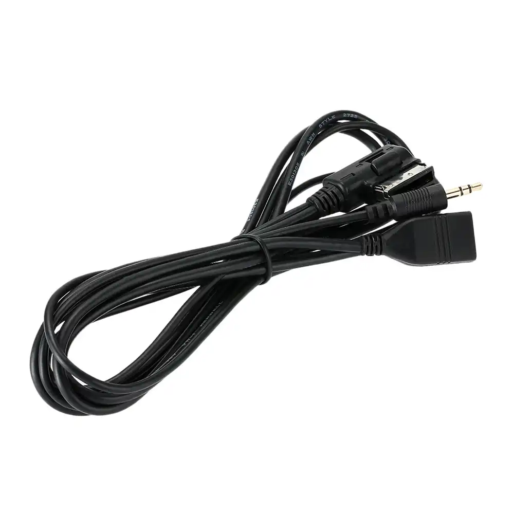 KKmoon muzyki AMI MMI interfejs USB ładowarka 3.5mm złącze KKmoon muzyki AMI MMI interfejs USB ładowarka 3.5mm złącze