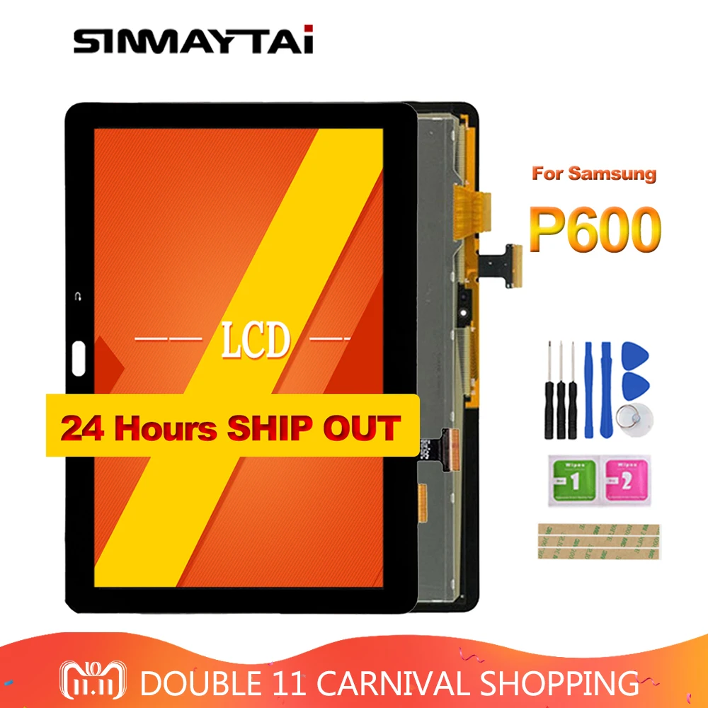 Black P600 LCD For Samsung Galaxy Note 10.1 SM- P600 P601 P605 Touch Screen Digitizer + LCD Display Panel Monitor Assembly Black P600 LCD For Samsung Galaxy Note 10.1 SM- P600 P601 P605 Touch Screen Digitizer + LCD Display Panel Monitor Assembly