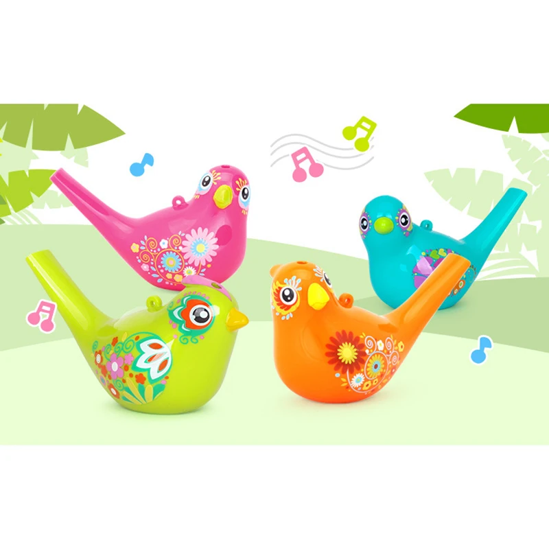 Водная птица свисток цветной рисунок Bathtime музыкальная игрушка для ребенка