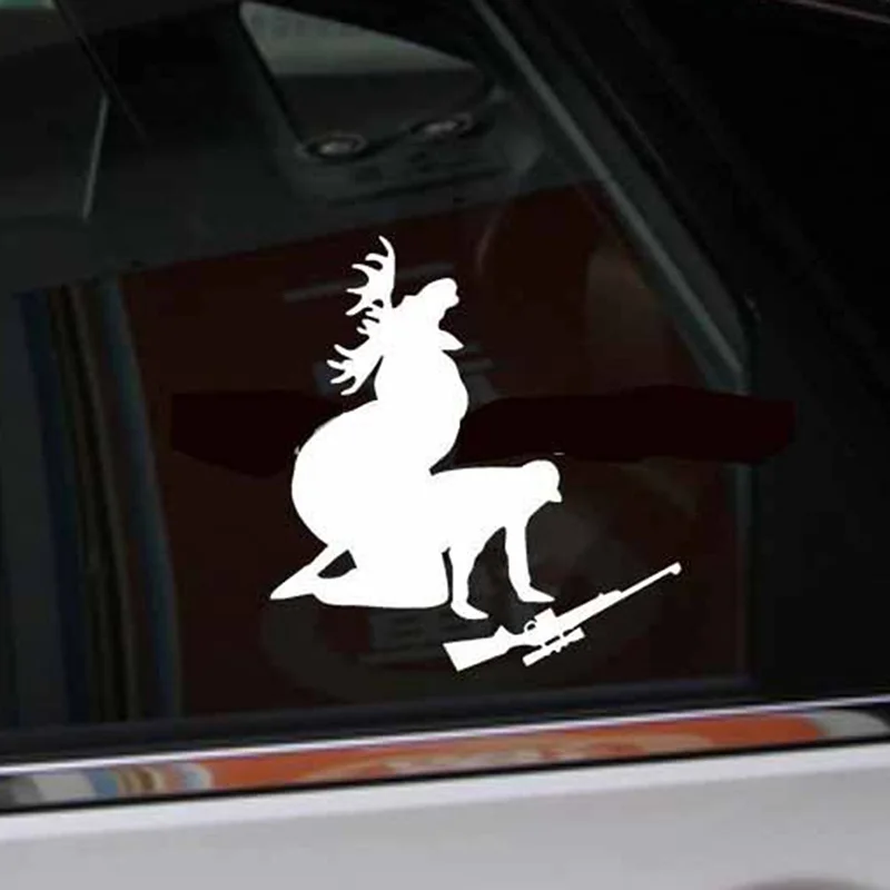 

Creative Personalized Stickers Fun Hunting Moose Hunter Vehicle Sticker Car Decoration Stickers