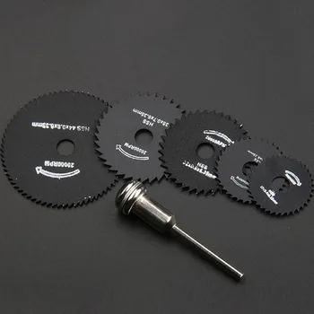 

6pcs/set Metal HSS Circular Saw Blade High Speed Steel Woodworking Cutting Discs For Dremel Rotary Tool