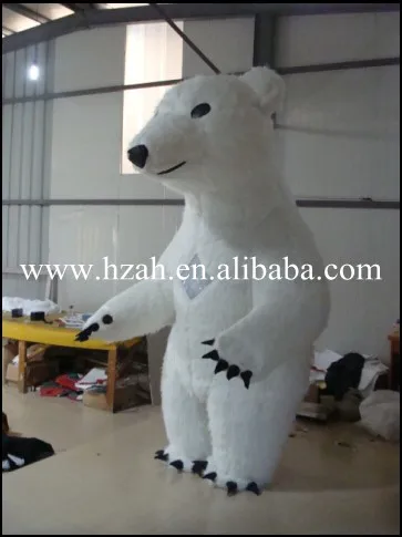 Белые надувные костюмы медведя для рекламы|costumes for|costume costumecostumes white |