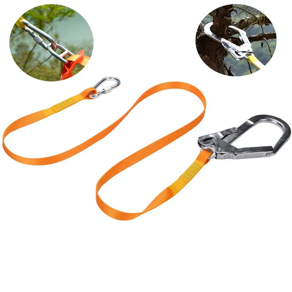Buy New Sale Safety Lanyard, Polyester Outdoor Climbing Lanyard Slings