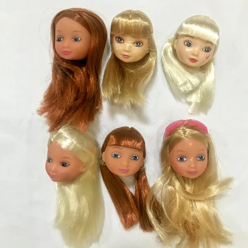 3 шт Мода голова куклы коричневый волосы DIY аксессуары для