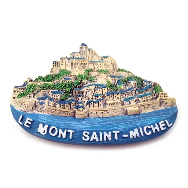 

France Copenhagen Japan Tourist Travel Souvenir 3D Resin Fridge Magnet Refrigerator Magnetic Stickers Craft